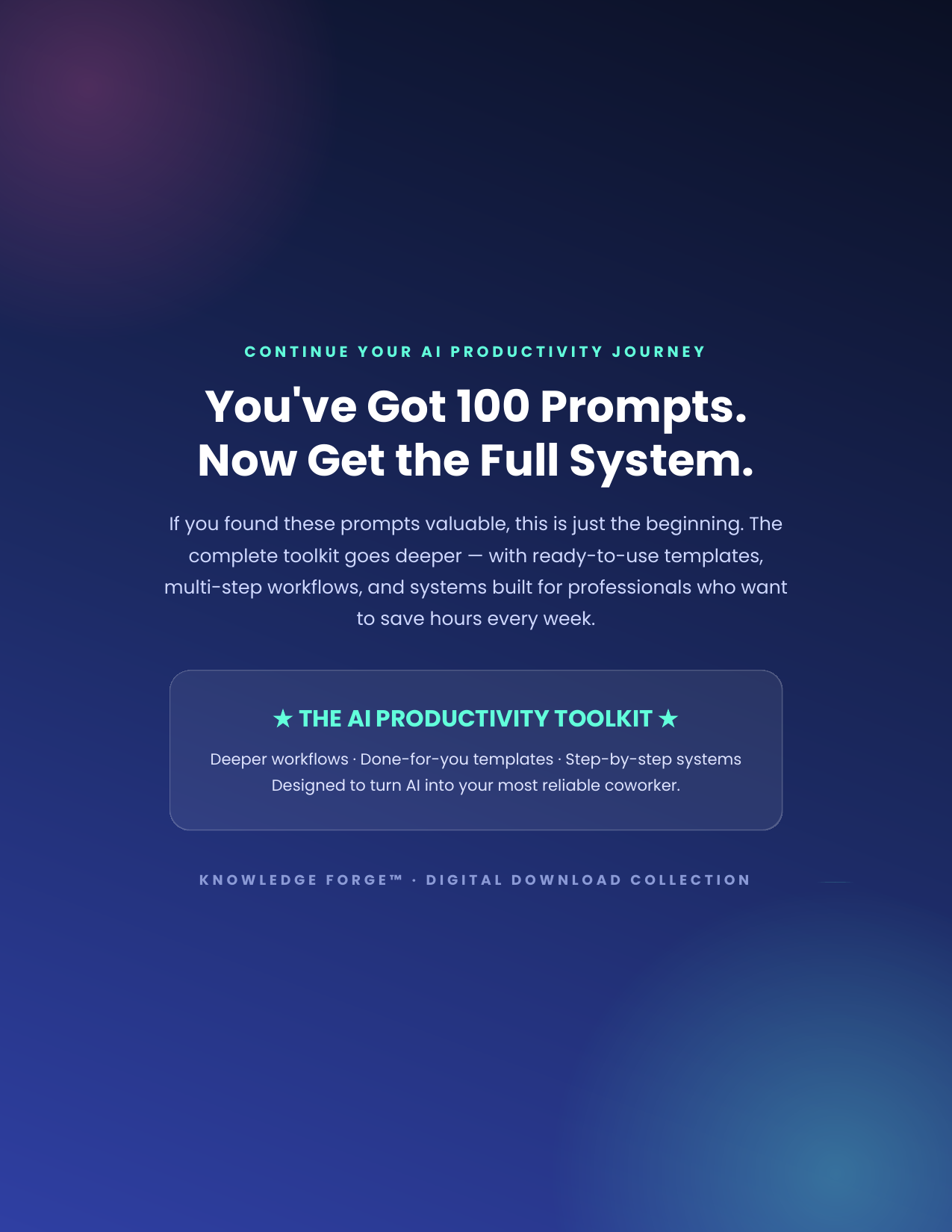100 AI Prompts Every Office Worker Should Know