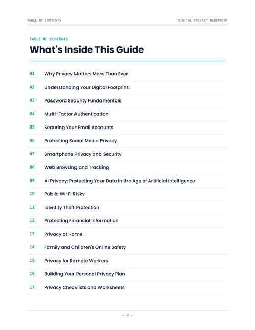 Digital Privacy Blueprint